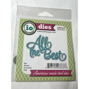 Impression Obsession Steel Dies DIE522-E All the Best Rubber Stamps